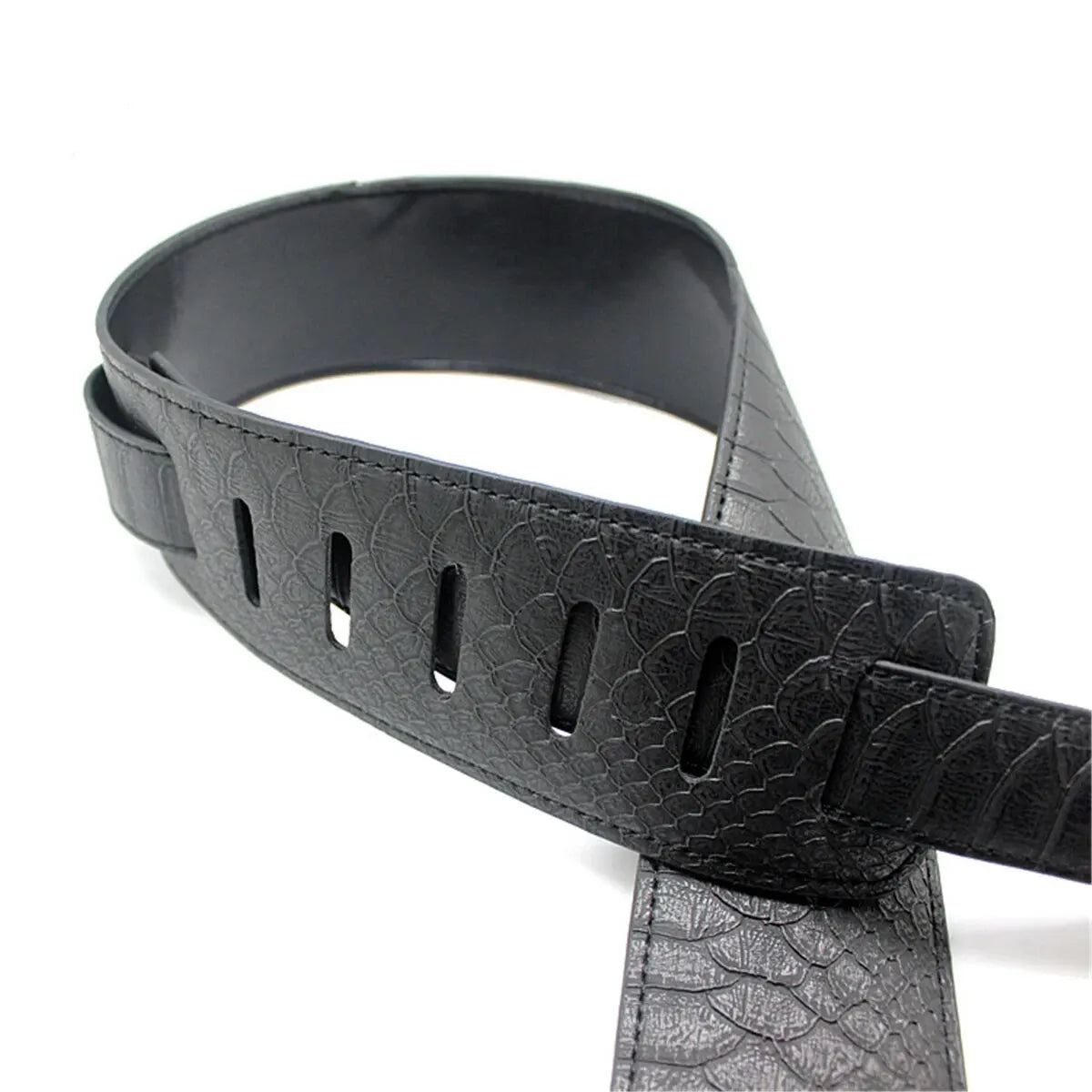 Guitar Strap Vintage 2.5 Inch &ndash; Durable PU Leather