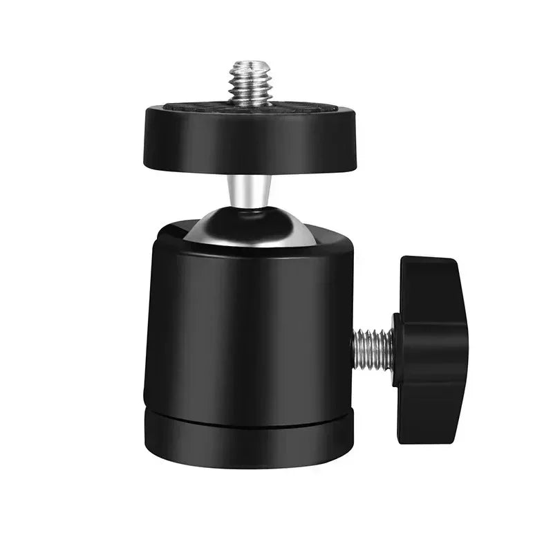 360&deg; Swivel Tripod Ball Head for DSLR &amp; Action Cameras