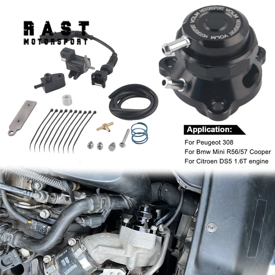 Turbo-Abblasventil für Peugeot 308, Mini R56/57 Cooper, Citroën DS5 1.6T