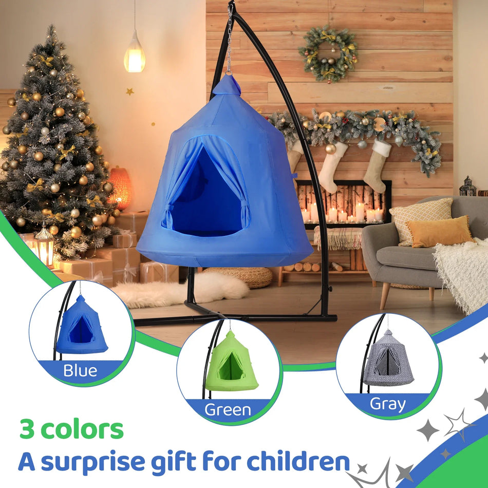 Hängande Hängmatta X Ställning Med Trädtält Lektält Utomhus