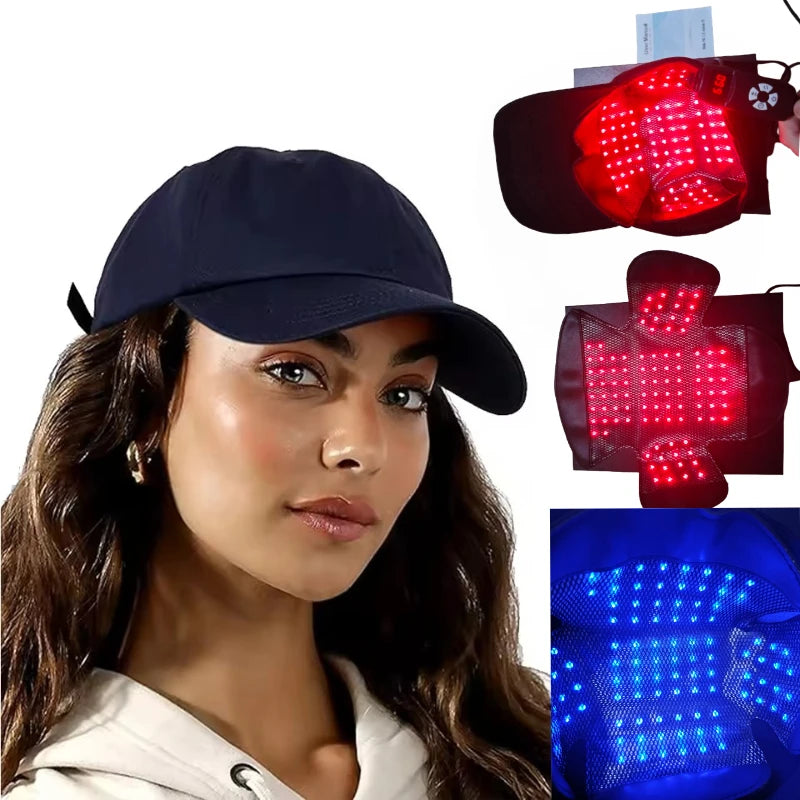 Casca cu LED pentru creșterea părului cu lumină roșie, anti căderea părului