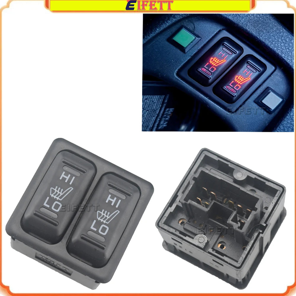 Interrupteur de chauffage de siège pour Mitsubishi Outlander 2013 2014 2015 avec rétroéclairage rouge