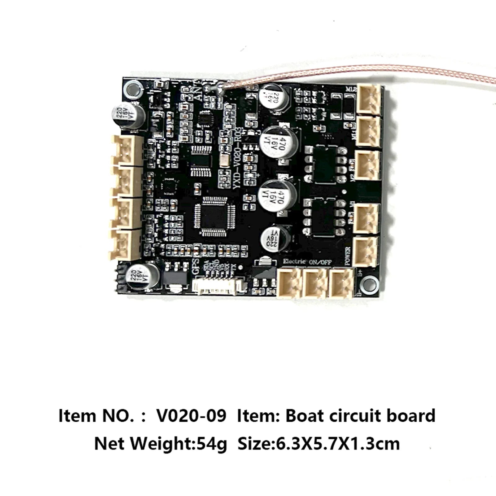 V020 GPS Bait Boat Main Board &ndash; Durable Replacement Part