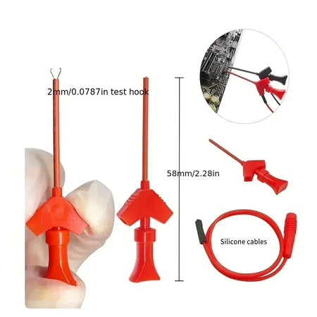 Cleqee P1300 Series Multimeter Test Lead Kit &ndash; 1000V Rating