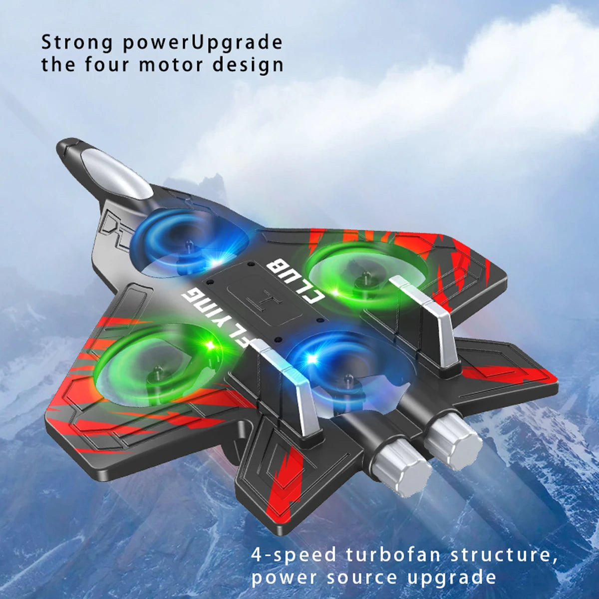 Airmodel Gravity Glider &ndash; Colorful Lights with Fall Resistant Design