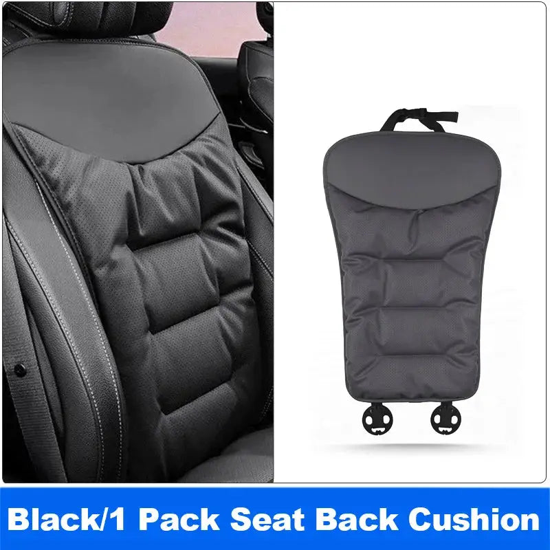 Vtear Universal Car Backrest Pad Front Seat Cushion Back Support Trim Breathable Hole Anti Slip Soft Padded Interior Accessories by InterCyprus Trading Ltd