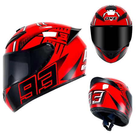 FML Unisex Full Face Bluetooth Motorcycle Helmet