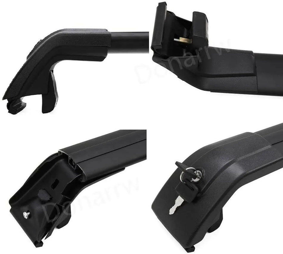 Поперечные рейлинги на крышу Range Rover Sport из алюминия, черные, прочные и легкие в установке, съемный багажник