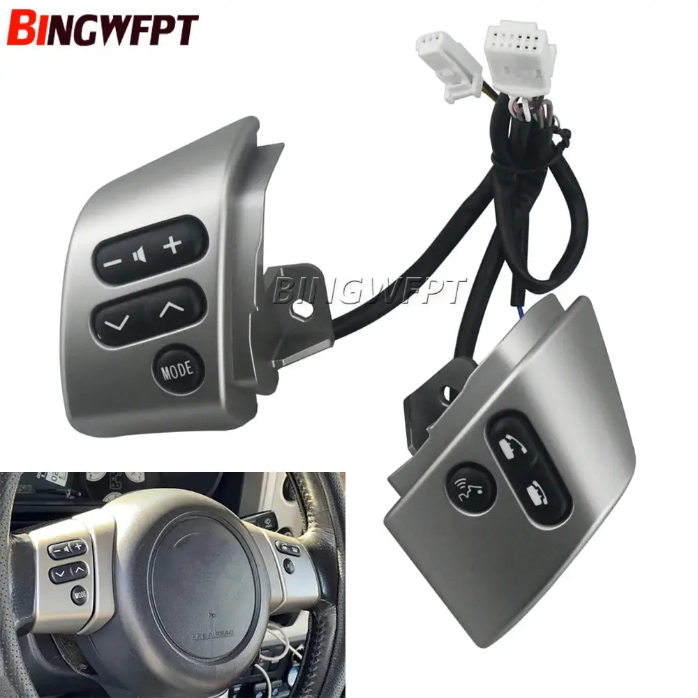 84250-35070 New Steering Wheel Control Button With Wire For Toyota FJ Cruiser 2006-2020 Volume Mode Function Switch by InterCyprus Trading Ltd