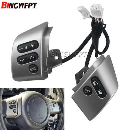 84250-35070 New Steering Wheel Control Button With Wire For Toyota FJ Cruiser 2006-2020 Volume Mode Function Switch by InterCyprus Trading Ltd
