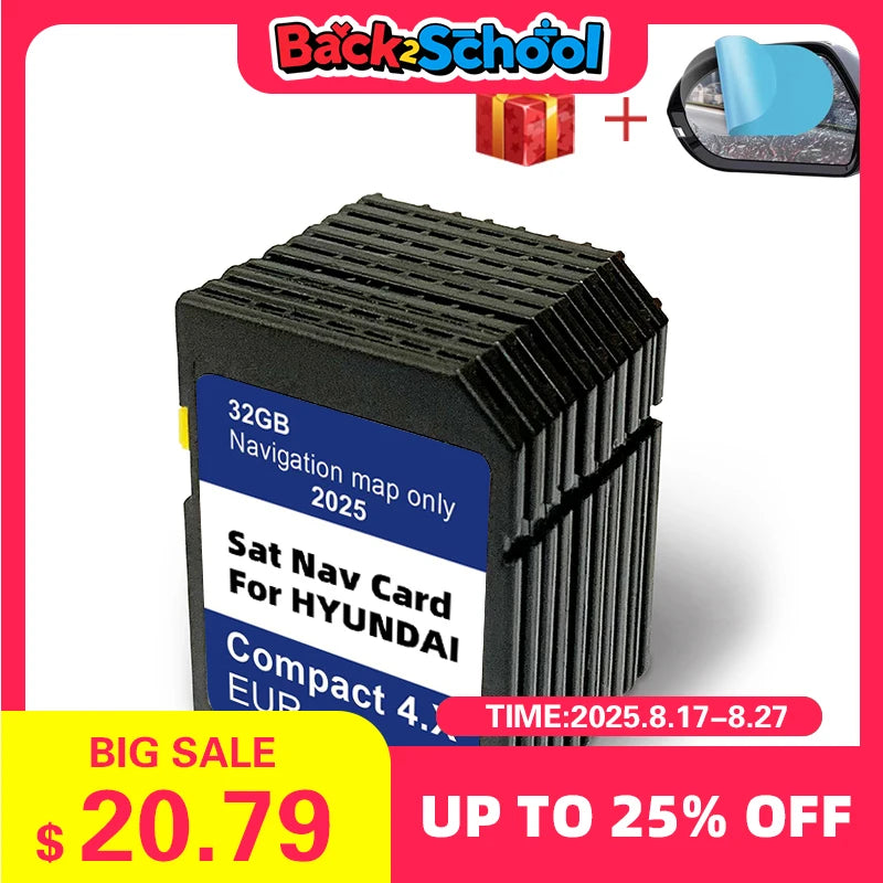 Hyundai GEN4 Navigation SD Card 32GB &ndash; Europe Maps 2025