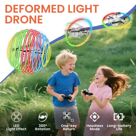 RC Drone With LED Light &ndash; 2.4G Remote Control Stunt