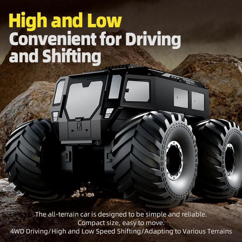 Cybertruck RC Monster Truck &ndash; Amphibious Waterproof Design