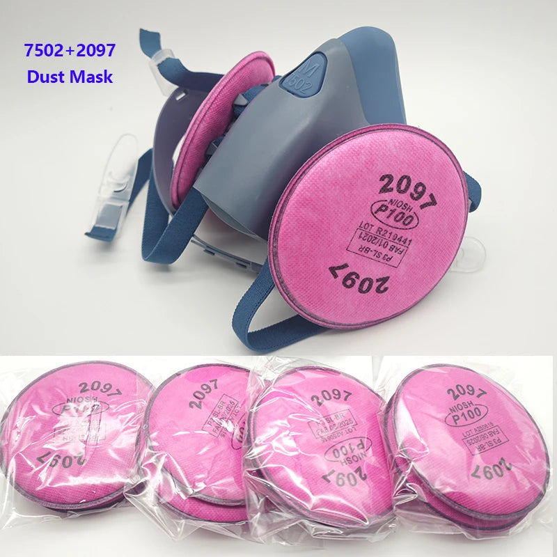 7502 Silicone Respirator Gas Mask Set &ndash; Goggles Included