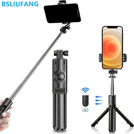 BSLIUFANG 2025 Selfie Tripod &ndash; Wireless Bluetooth Remote