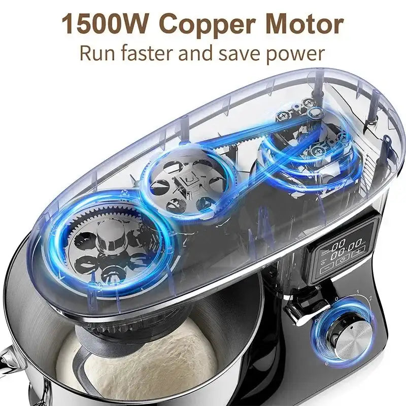 Balashov 1500W 5.5L 220V Automatic Timing Stand Mixer