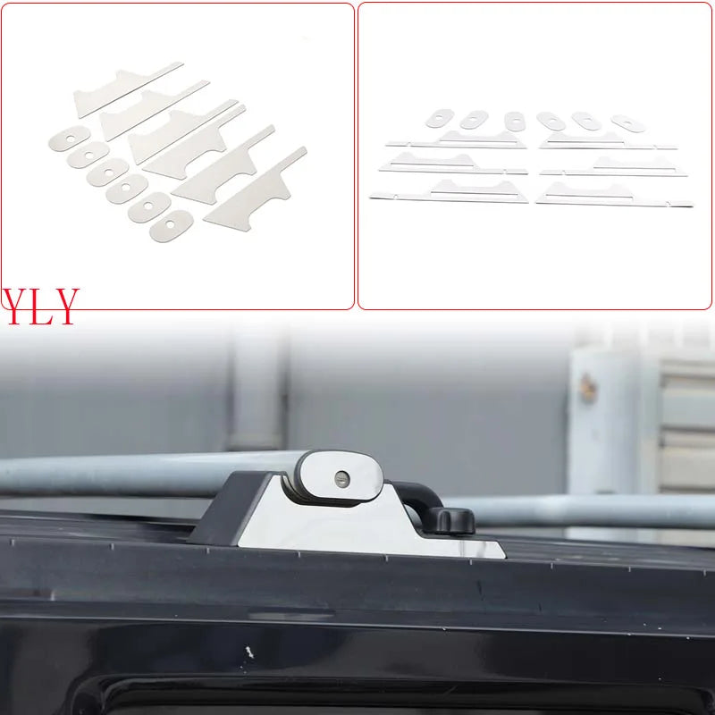 Klistermärke för takräcke i rostfritt stål för Hummer H2 2003 2009