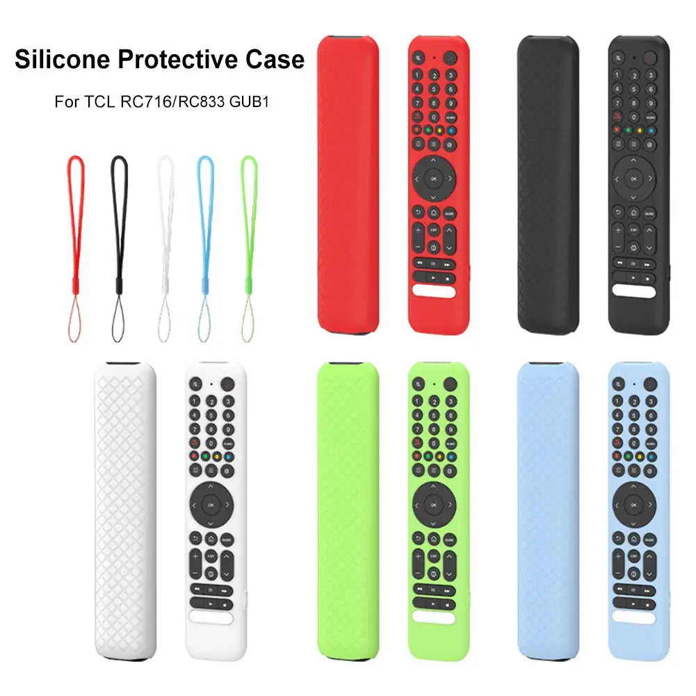 Silicone Remote Case For TCL RC716 RC833 TV GUB1 Sleeve