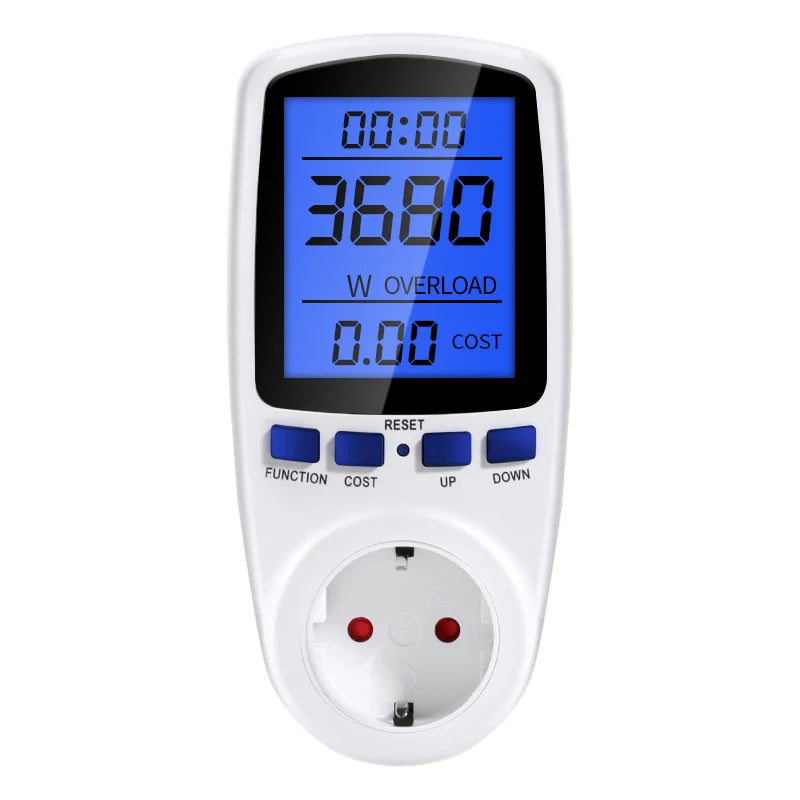 AC Digital Power Meter Wattmeter - Energy Usage Monitor EU PLUG 1
