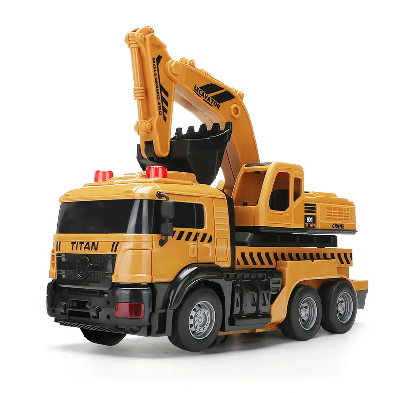 Transformation Robot RC Car &ndash; Remote Control Fire Truck excavator