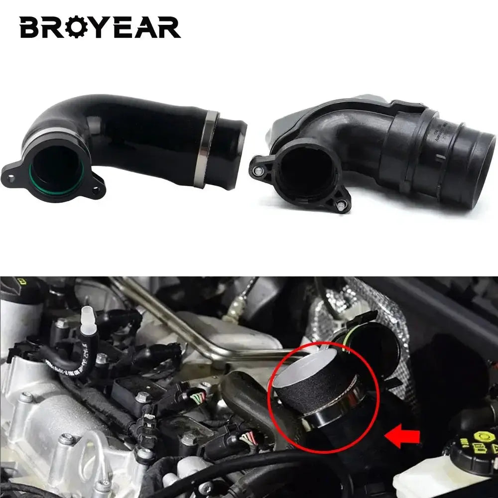 Aluminum Turbo Intake Pipe For VW Golf MK7 Audi A3 Octavia EA211 by InterCyprus Trading Ltd