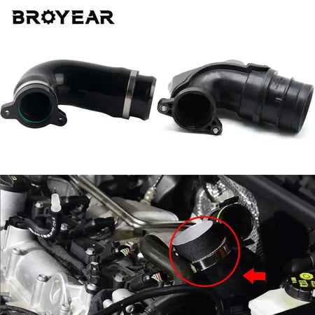 Aluminum Turbo Intake Pipe For VW Golf MK7 Audi A3 Octavia EA211 by InterCyprus Trading Ltd