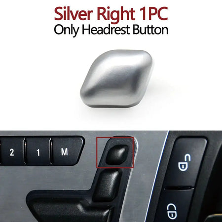 Car Left Right Seat Adjust Switch Control Button Cover Replacement For BENZ C GLK E ML GL Class W204 C204 X204 W212 W207 W166 by InterCyprus Trading Ltd