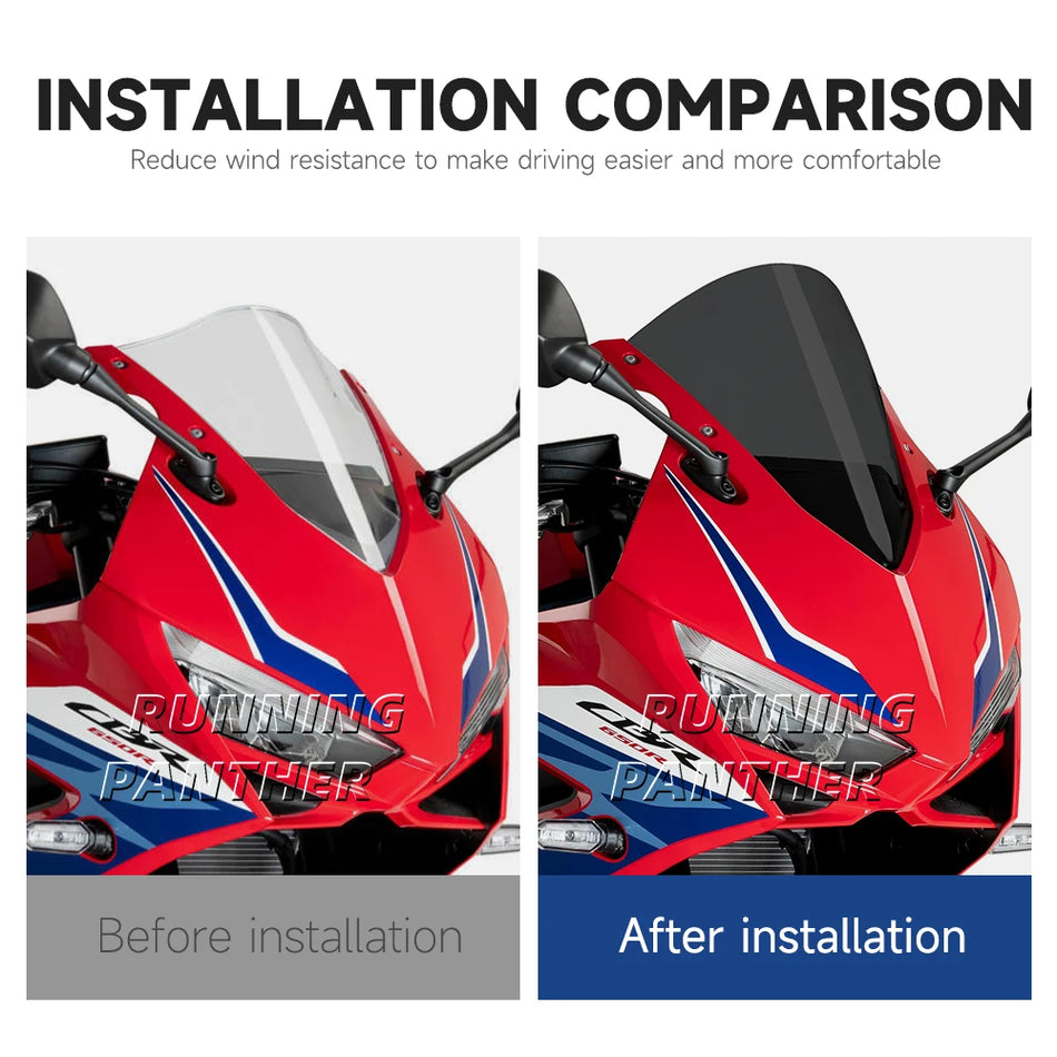Motocikla Vējstikls Tūrisma Honda CBR650R 2019-2025