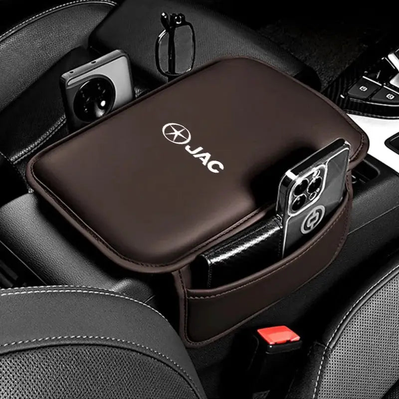 Center Console Arm Rest Protector Leather Car Armrest Box Pad Storage Pocket for JAC Motors T6 T8 T9 JS4 JS6 E30X accessories by InterCyprus Trading Ltd