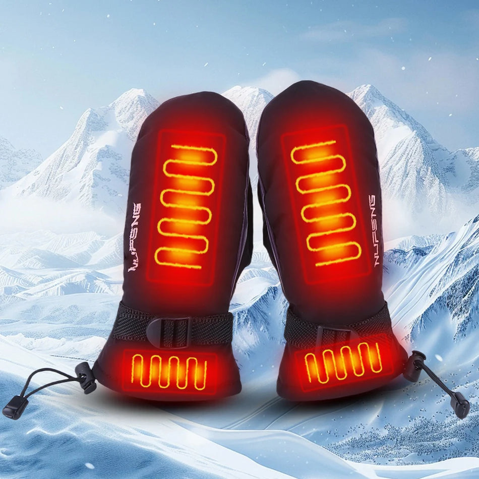 Electric Heated Gloves USB Charging Waterproof 3 Gear