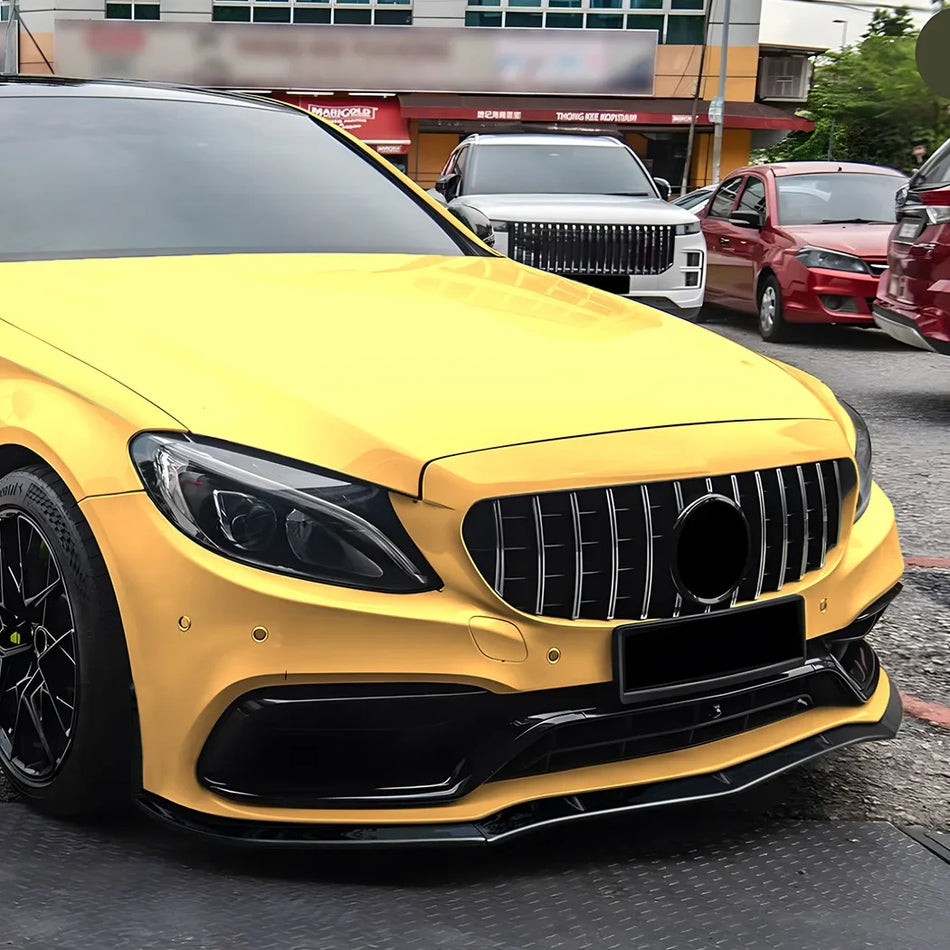 Zadný aerodynamický dolný difúzor lip ABS pre Mercedes-Benz C Class W205 S205 C63 AMG Odolná konštrukcia
