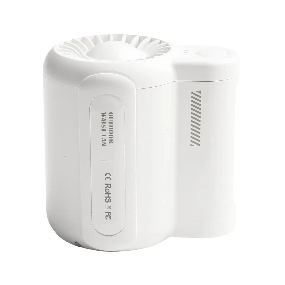 Portable Rechargeable Waist Fan Mini &ndash; 4500mAh Long Runtime