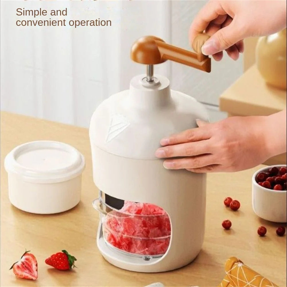 Manual Ice Crusher Machine for Smoothies &amp; More