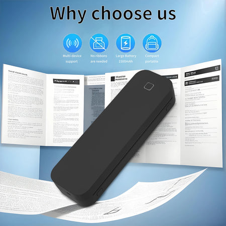 Smart Thermal Printer A4 Maker &ndash; Fast Wireless PDF Printing