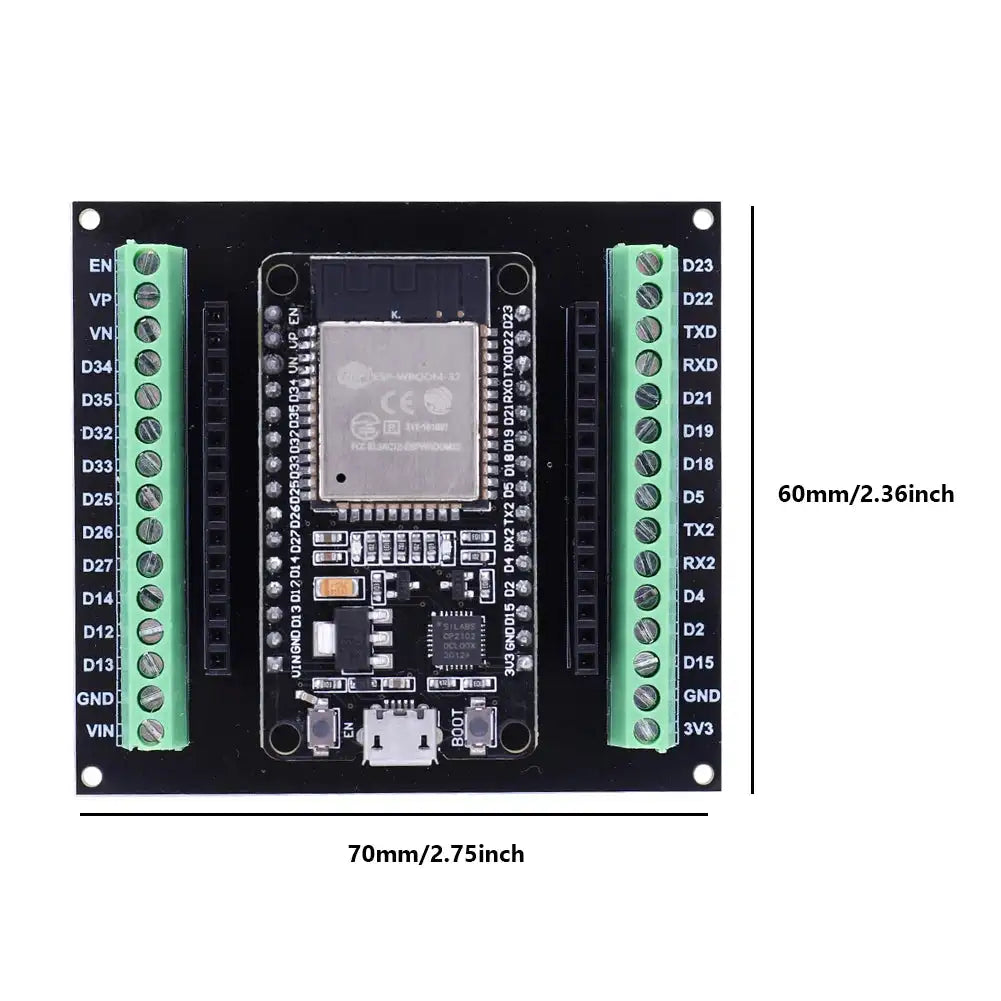 ESP32 CP2102 NodeMCU 32S Lua Board 30Pin GPIO Dual Core Development