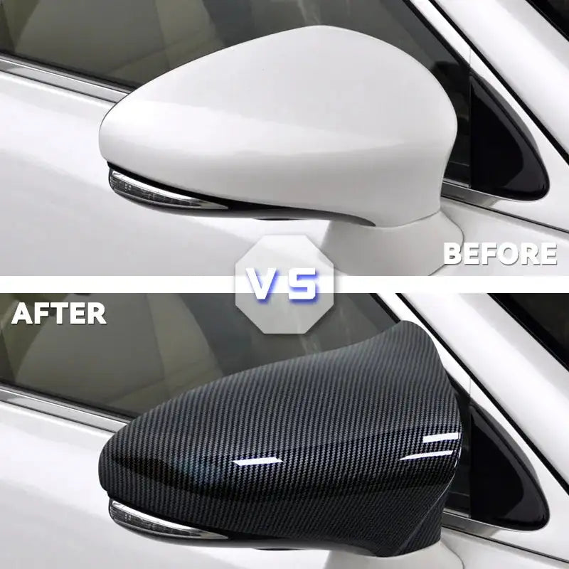 2X Rearview Side Mirror Cover Lexus ES 2013 To 2018 M Style