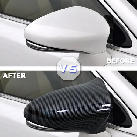 2X Rearview Side Mirror Cover Lexus ES 2013 To 2018 M Style