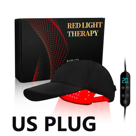 Red Light Therapy Hat Infrared 180LED Helmet - Hair Growth 180 LEDS US PLUG