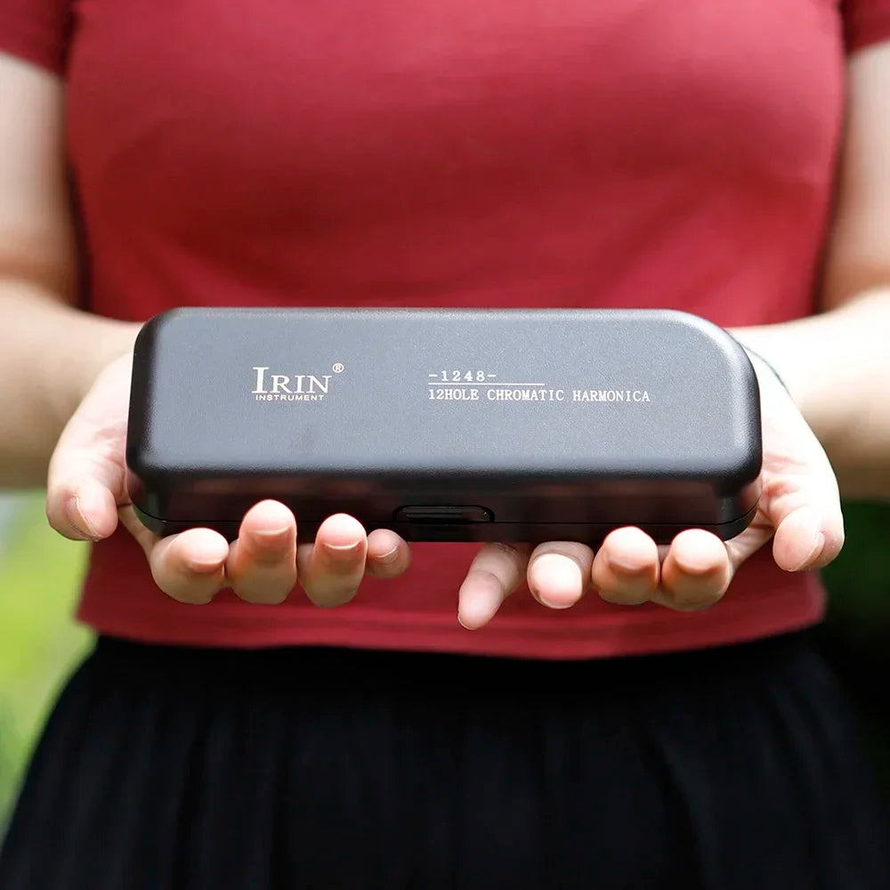 IRIN 12 Hole 48 Tone Harmonica &ndash; Chromatic Switch Pro