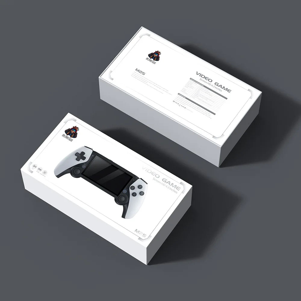 M25 Handheld Game Console with 20000 Games and 4.3 Inch LCD Screen