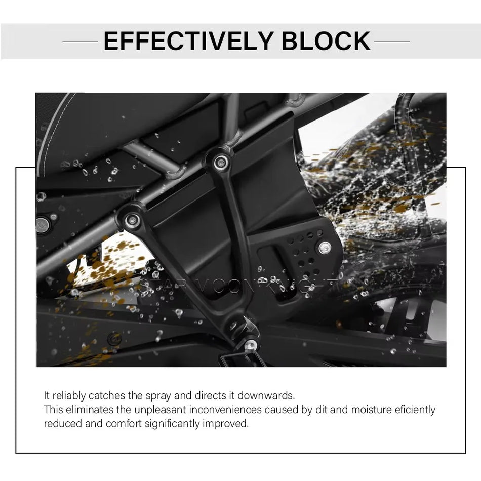 Guarda-lamas de Salpicos para Passageiro Harley-Davidson Pan America 1250, Extensor de Guarda-lamas Traseiro, Alumínio CNC