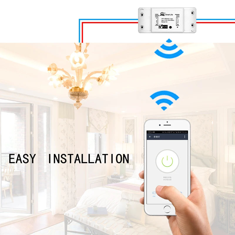Tuya WiFi Smart Light Switch Universal &ndash; Works With Alexa