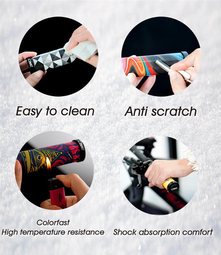 CNC Lock-On Silicone Shockproof MTB Handlebar Grips