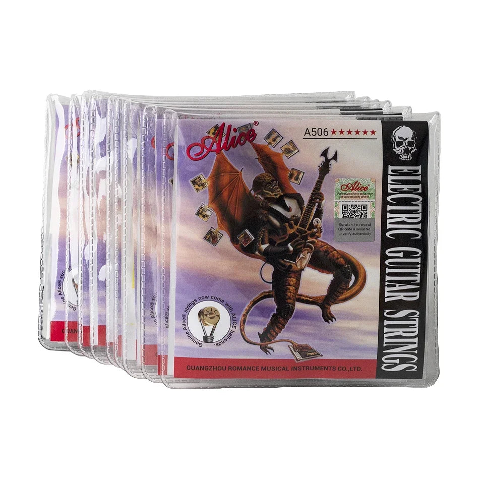 10-Set Electric Guitar Strings, Steel Core, Nickel-Plated