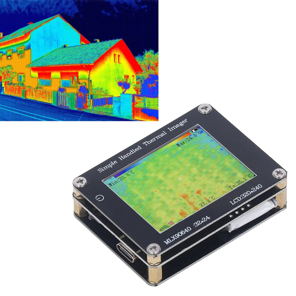 Handheld Infrared Thermal Imager Camera with 2-inch Screen, -40u2103 to 300u2103 Temperature Range