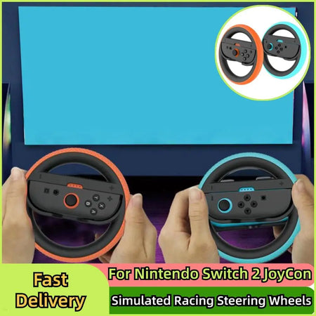 Innovative Ergonomic Racing Steering Wheels for Nintendo Switch 2 - Enhance Your Mario Kart Experience