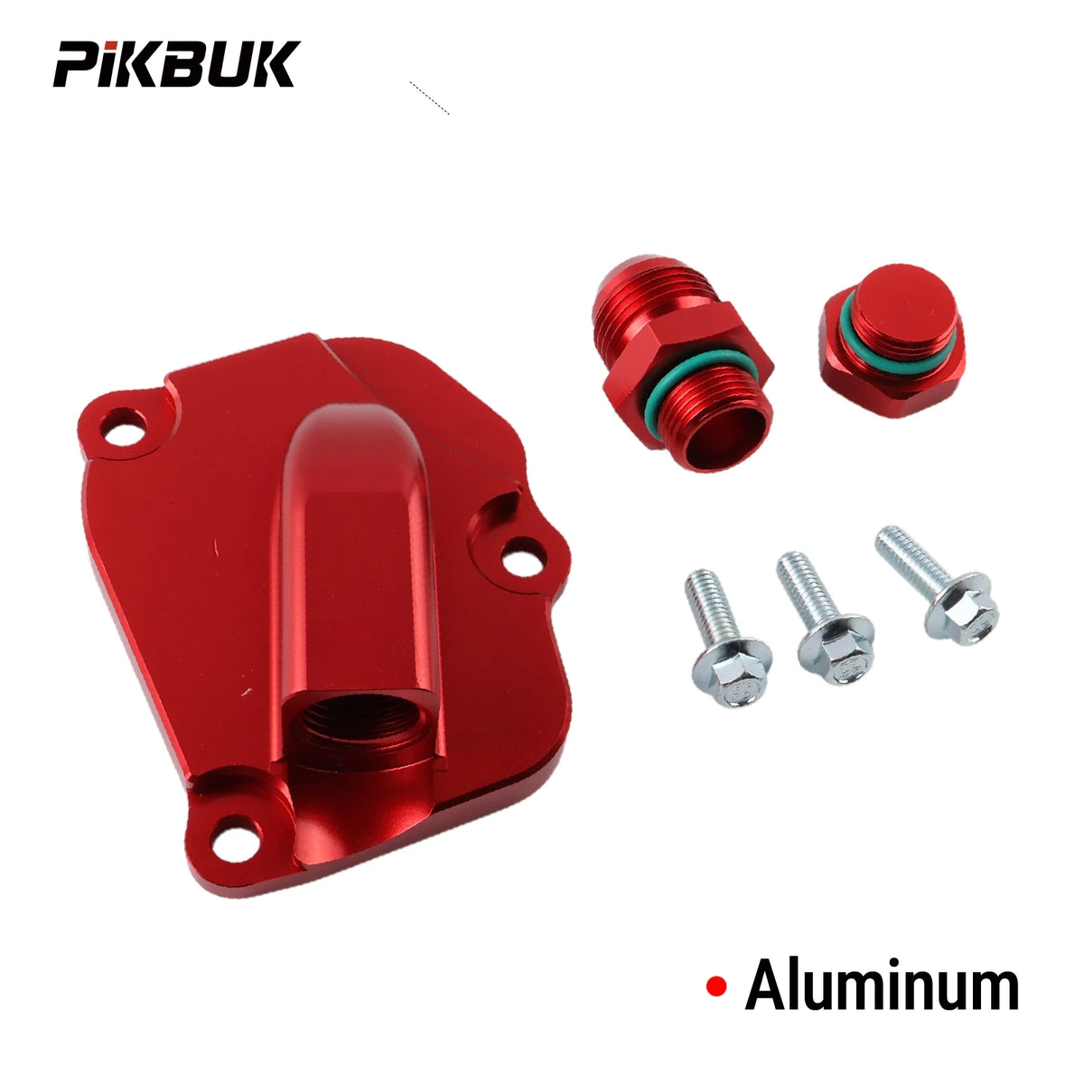 Oil Return Chain Tensioner Cover Plate 6061-T6 Aluminum For Honda K20 K24 by InterCyprus Trading Ltd