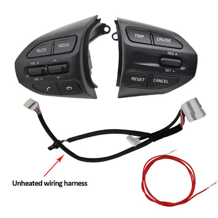 1pair Steering Wheel Switch For Kia RIO 2018-2021 X-LINE K2 RIO 4 Cruise Control Remote Volume Buttons 96720-H8020 by InterCyprus Trading Ltd