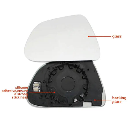 1 Pair Side Rearview Mirror Glass Lens for Tesla Model 3 2018 2019 2020 2021 Wide Angle View Anti Glare Model3