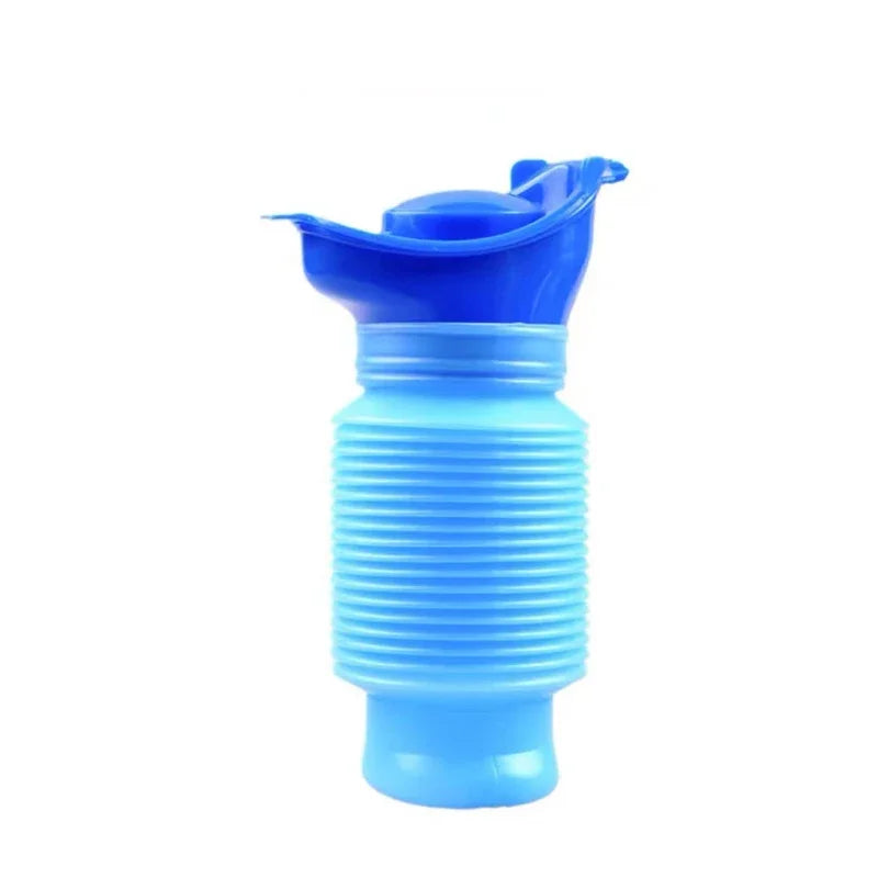 Portable Telescopic Urine Bucket &ndash; Leak-Proof Design blue